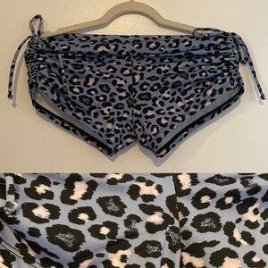Leopard Side Tie Shorts One Size ✨